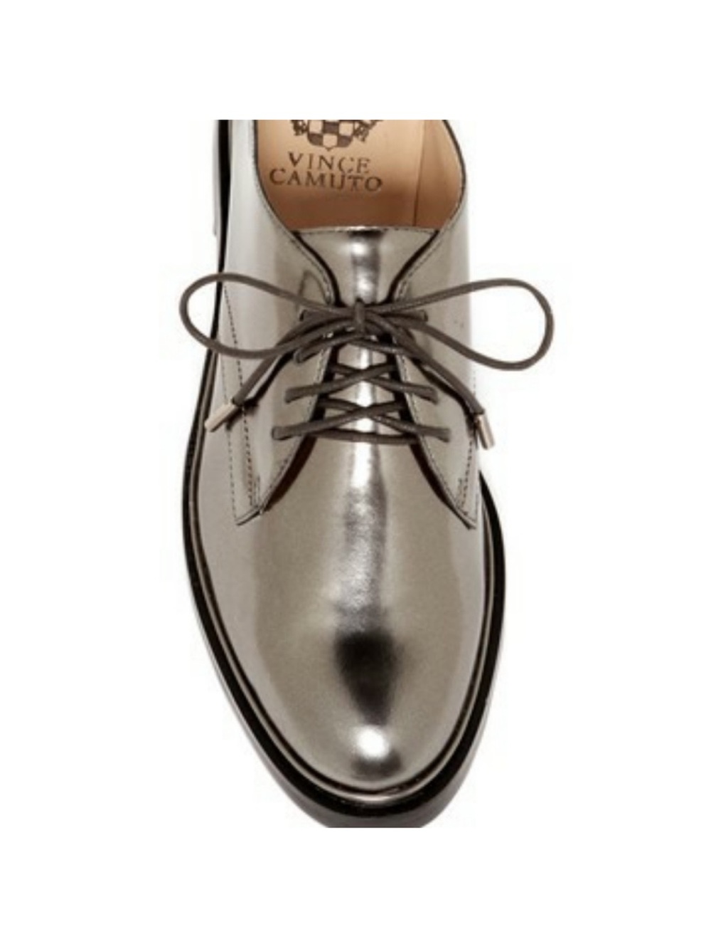 Vince Camuto Silver Oxfords